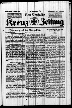 Neue preussische Kreuz-Zeitung on Feb 18, 1930