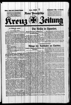 Neue preussische Kreuz-Zeitung vom 02.03.1930