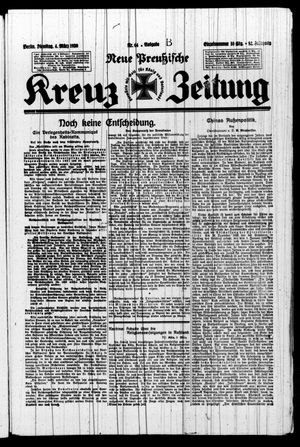Neue preussische Kreuz-Zeitung vom 04.03.1930