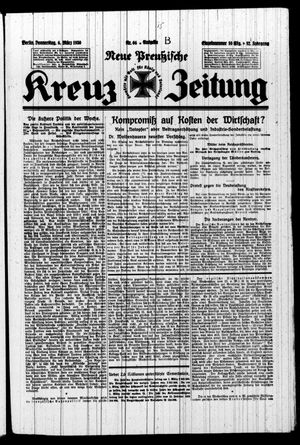 Neue preussische Kreuz-Zeitung vom 06.03.1930