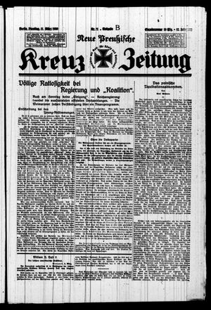 Neue preussische Kreuz-Zeitung vom 11.03.1930