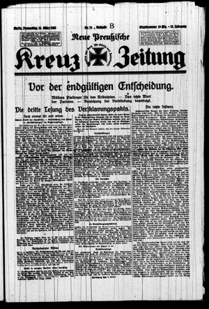 Neue preussische Kreuz-Zeitung vom 13.03.1930