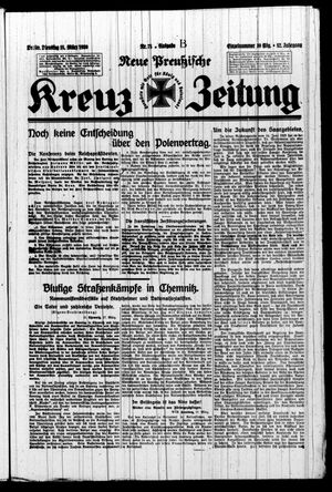 Neue preussische Kreuz-Zeitung vom 18.03.1930