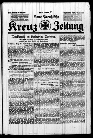 Neue preussische Kreuz-Zeitung vom 19.03.1930