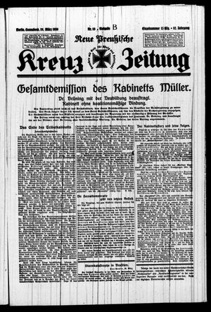Neue preussische Kreuz-Zeitung on Mar 29, 1930