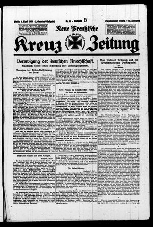 Neue preussische Kreuz-Zeitung on Apr 6, 1930