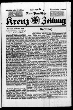 Neue preussische Kreuz-Zeitung vom 18.04.1930