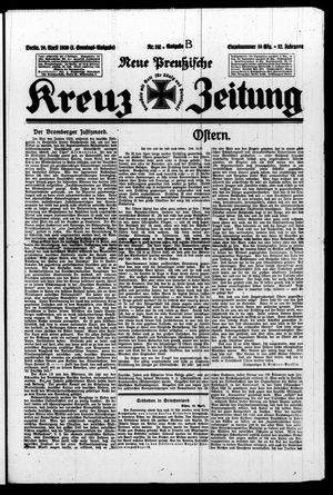 Neue preussische Kreuz-Zeitung vom 20.04.1930