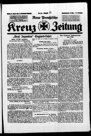 Neue preussische Kreuz-Zeitung vom 27.04.1930