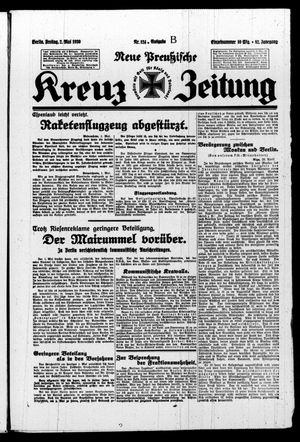 Neue preussische Kreuz-Zeitung vom 02.05.1930