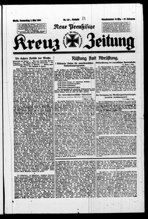 Neue preussische Kreuz-Zeitung vom 08.05.1930