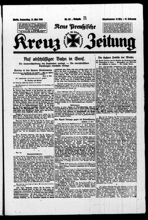 Neue preussische Kreuz-Zeitung vom 15.05.1930