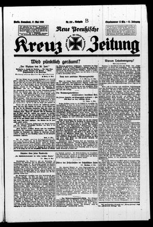 Neue preussische Kreuz-Zeitung vom 17.05.1930