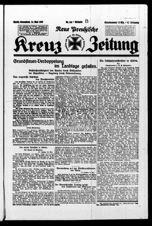 Neue preussische Kreuz-Zeitung vom 24.05.1930