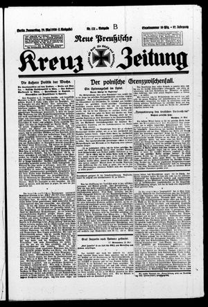 Neue preussische Kreuz-Zeitung vom 29.05.1930