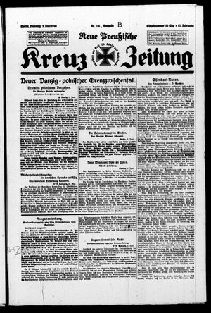 Neue preussische Kreuz-Zeitung vom 03.06.1930