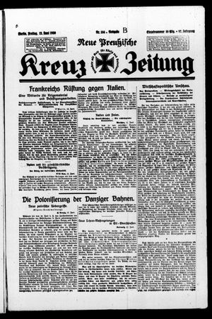 Neue preussische Kreuz-Zeitung vom 13.06.1930