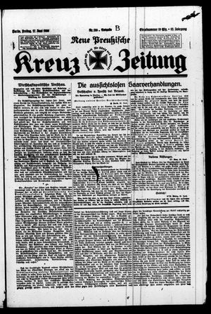 Neue preussische Kreuz-Zeitung vom 27.06.1930