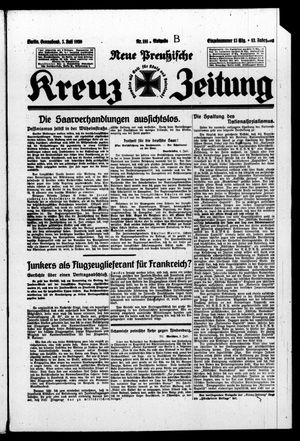 Neue preussische Kreuz-Zeitung vom 05.07.1930