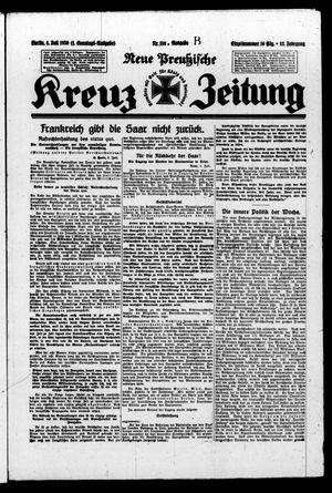 Neue preussische Kreuz-Zeitung vom 06.07.1930
