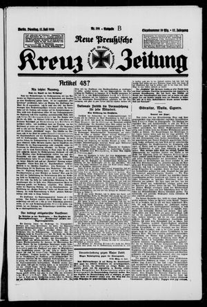 Neue preussische Kreuz-Zeitung vom 15.07.1930