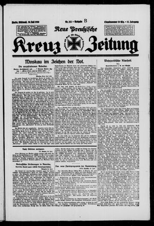 Neue preussische Kreuz-Zeitung vom 30.07.1930