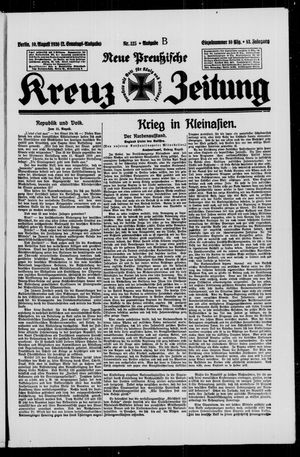 Neue preussische Kreuz-Zeitung on Aug 10, 1930