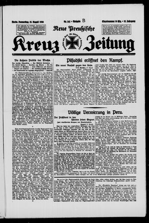 Neue preussische Kreuz-Zeitung vom 28.08.1930