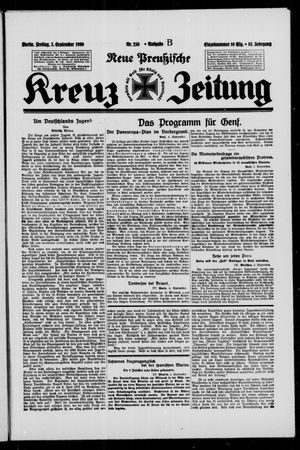 Neue preussische Kreuz-Zeitung vom 05.09.1930