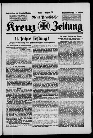 Neue preussische Kreuz-Zeitung vom 05.10.1930