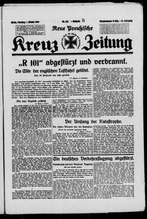 Neue preussische Kreuz-Zeitung vom 07.10.1930