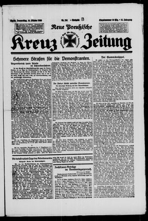 Neue preussische Kreuz-Zeitung vom 16.10.1930