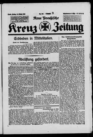 Neue preussische Kreuz-Zeitung vom 31.10.1930