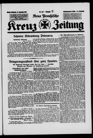 Neue preussische Kreuz-Zeitung vom 17.12.1930