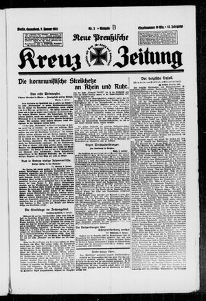 Neue preussische Kreuz-Zeitung vom 03.01.1931