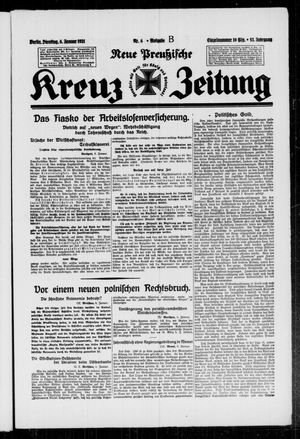 Neue preussische Kreuz-Zeitung vom 06.01.1931