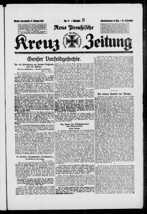 Neue preussische Kreuz-Zeitung vom 17.01.1931