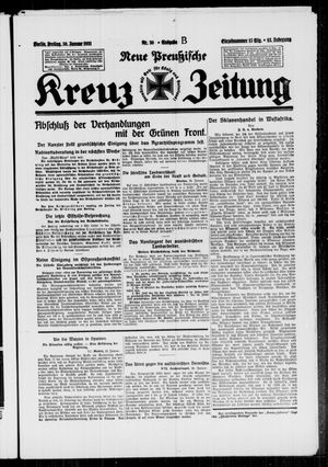 Neue preussische Kreuz-Zeitung vom 30.01.1931