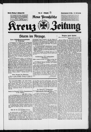 Neue preussische Kreuz-Zeitung vom 09.02.1931