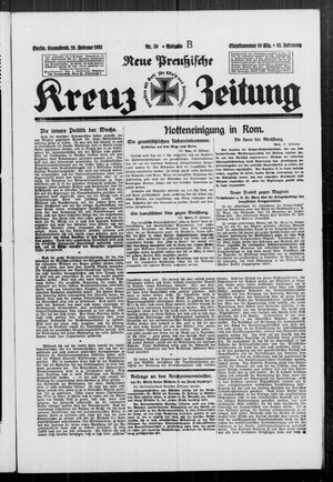 Neue preussische Kreuz-Zeitung vom 28.02.1931