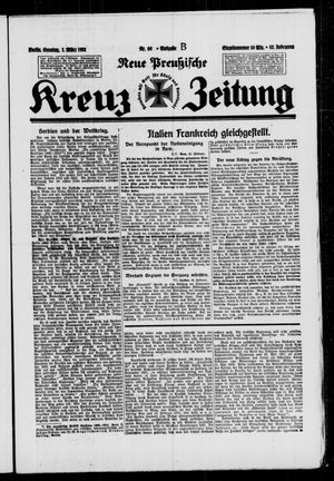 Neue preussische Kreuz-Zeitung vom 01.03.1931