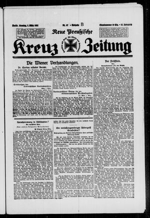 Neue preussische Kreuz-Zeitung vom 08.03.1931