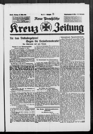 Neue preussische Kreuz-Zeitung vom 16.03.1931