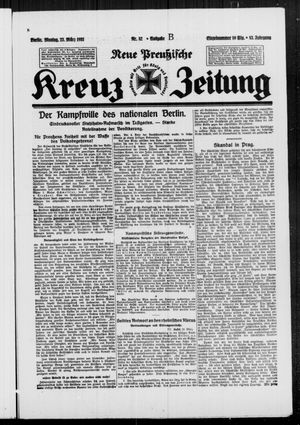 Neue preussische Kreuz-Zeitung vom 23.03.1931