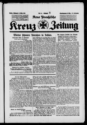 Neue preussische Kreuz-Zeitung vom 25.03.1931