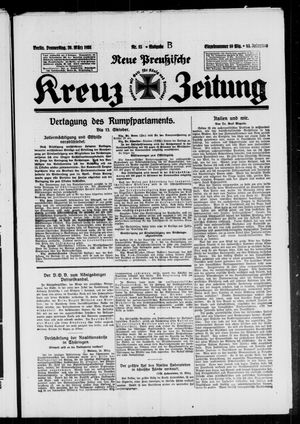Neue preussische Kreuz-Zeitung vom 26.03.1931