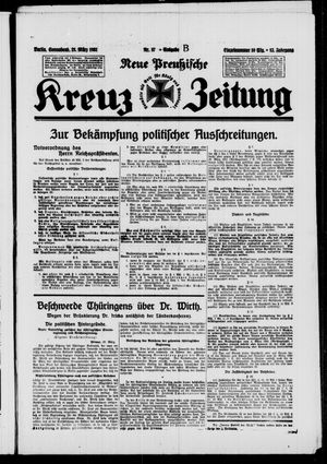 Neue preussische Kreuz-Zeitung vom 28.03.1931