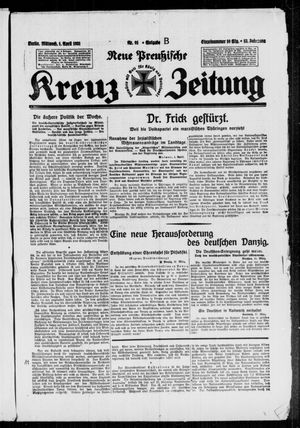 Neue preussische Kreuz-Zeitung vom 01.04.1931
