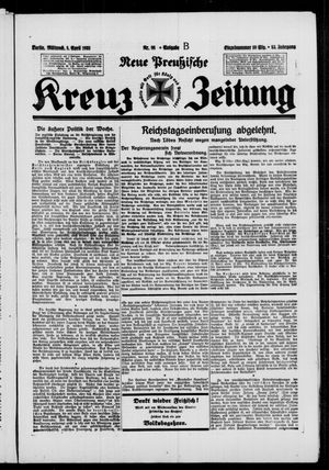 Neue preussische Kreuz-Zeitung vom 08.04.1931