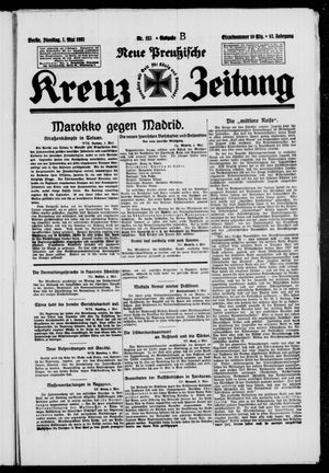 Neue preussische Kreuz-Zeitung vom 05.05.1931